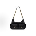CHANEL 25C single-shoulder bag, extra-large black